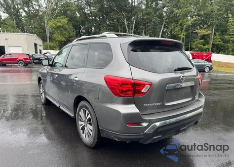 2017 Nissan Pathfinder S из США, поврежденный, VIN 5N1DR2MM9HC673777